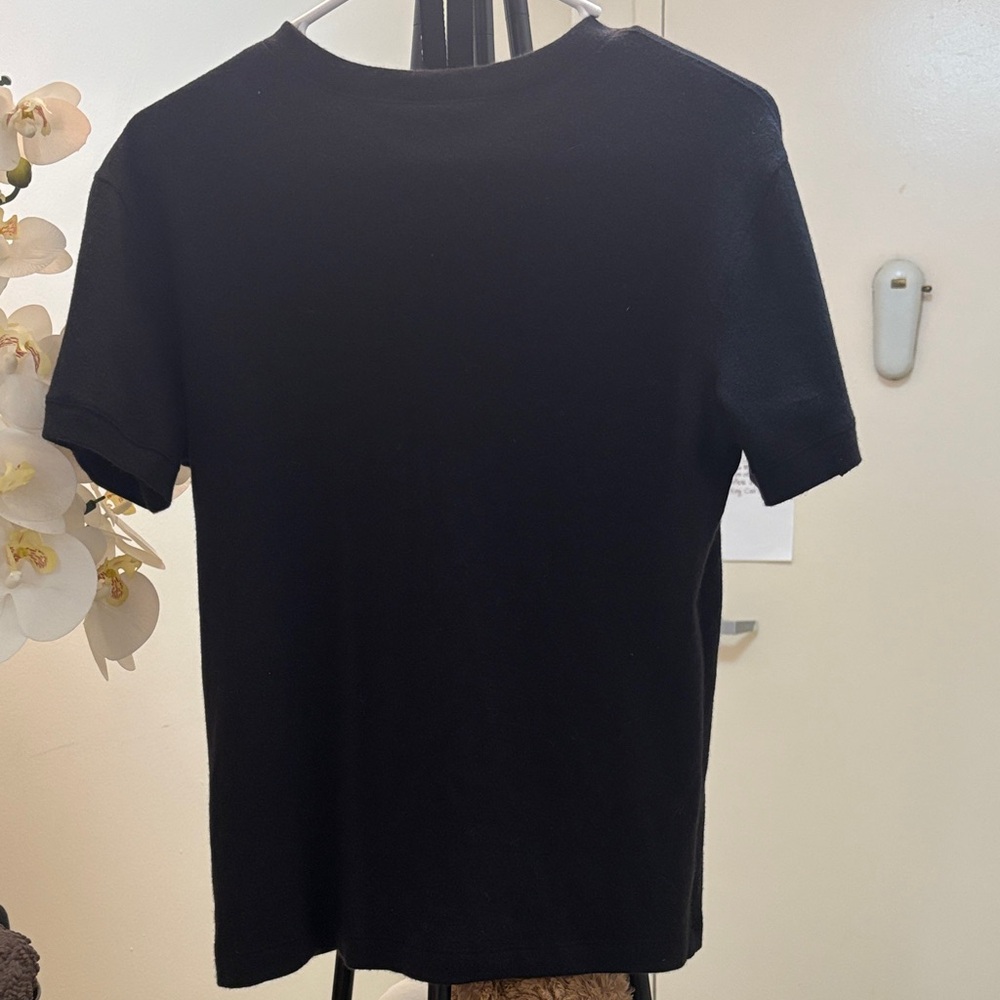 Giorgio Armani Dark Blue Cashmere Tee Size 36 - Picture 5 of 10